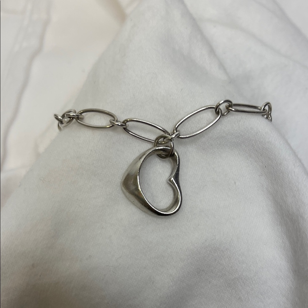 Sterling Silver Heart Bracelet